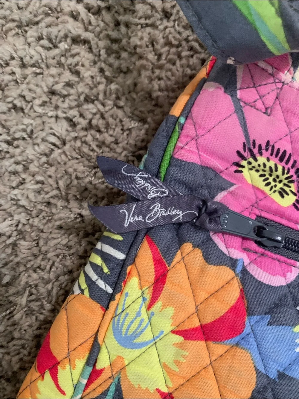 Vera Bradley Jazzy Blooms Mailbag Crossbody Purse